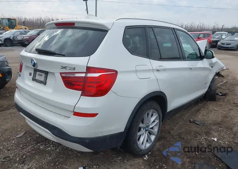 2016 BMW X3 xDrive28I from USA, damaged, VIN 5UXWX9C59G0D86902